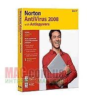 Norton Antivirus 2008, коробочная версия, 1 год, CD