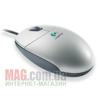 Мышь Logitech Mini Optical Mouse, серебристая, USB