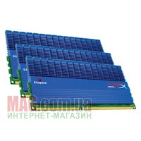 Модуль памяти 6144 Мб (3x2048) DDR-3 KINGSTON Gold