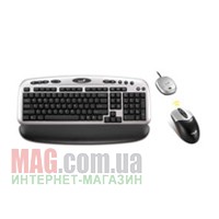 Беспроводный комплект клавиатура+мышь Genius Wireless KB 600 Metallic V2