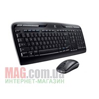 Беспроводная клавиатура + мышь Logitech Wireless Desktop MK300 Black