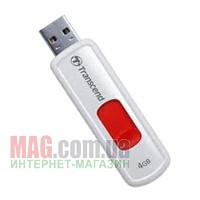 Купить ФЛЕШКА 4 ГБ TRANSCEND JETFLASH 530 WHITE/RED в Одессе