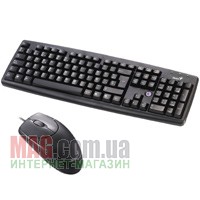 Комплект Genius KB C100 клавиатура + оптическая мышь PS/2 BLACK