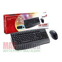 Комплект Genius KB C200 клавиатура + мышь BLACK PS/2