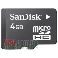 Карта памяти 4 Гб microSDH SanDisk SDHC Class 2