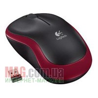 Мышь беспроводная Logitech Wireless Mouse M185 Red